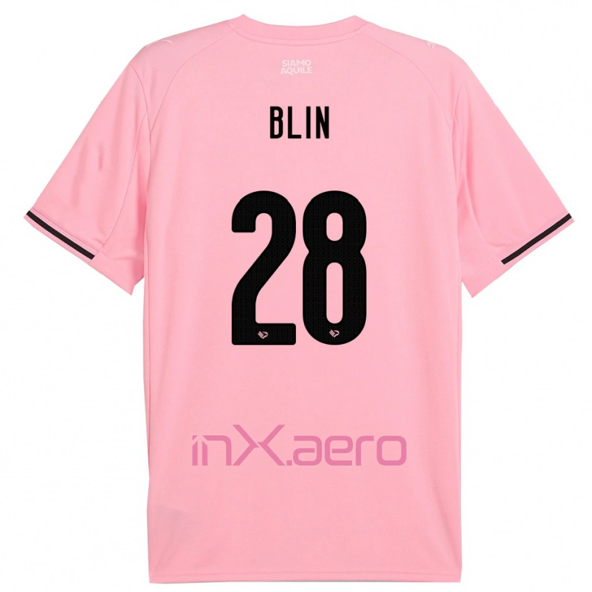 Danxen Women Alexis Blin #28 Pink Black Home Jersey 2025/26 T-Shirt