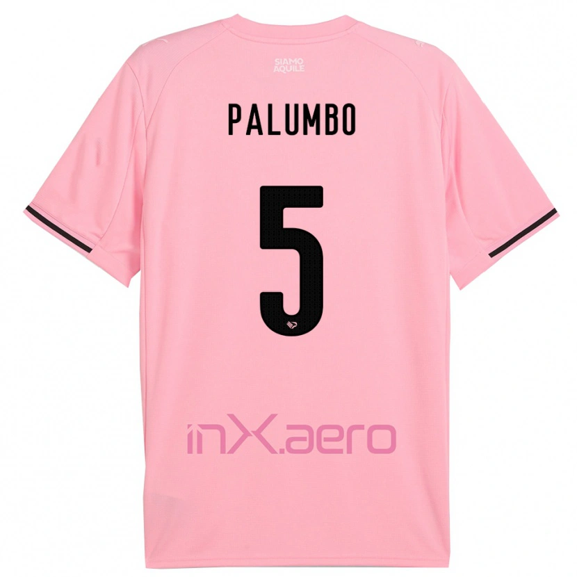 Danxen Women Antonio Palumbo #5 Pink Black Home Jersey 2025/26 T-Shirt