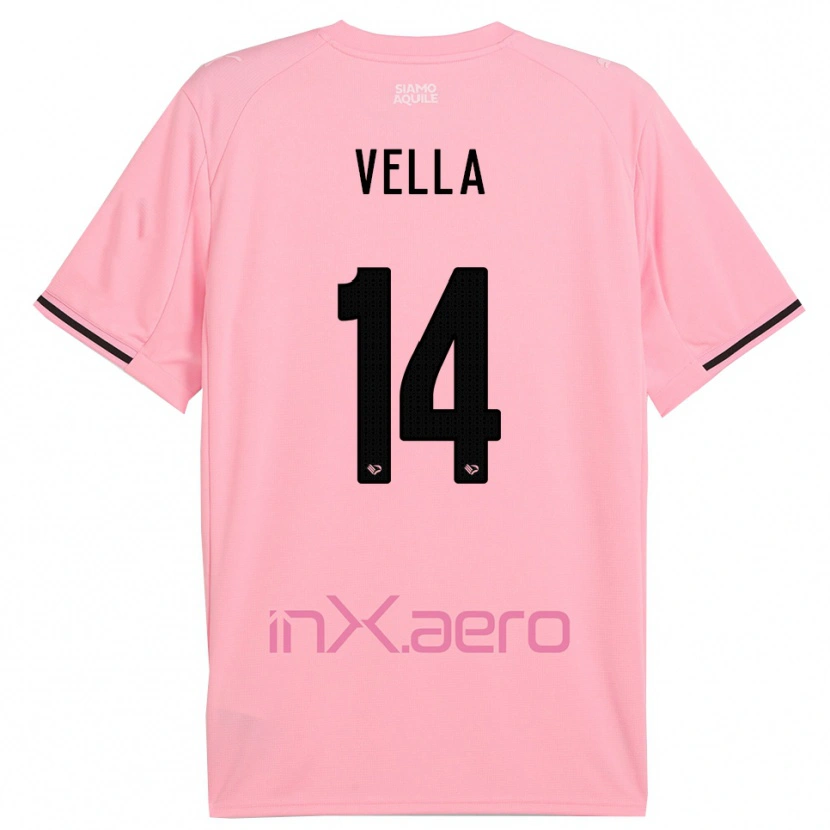Danxen Women Andreas Vella #14 Pink Black Home Jersey 2025/26 T-Shirt