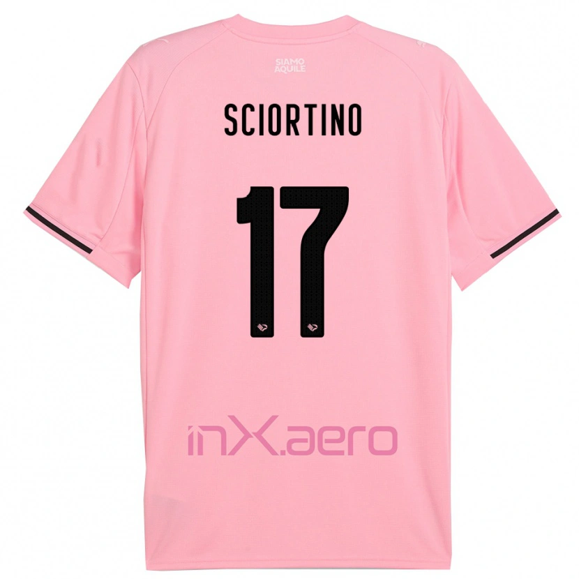 Danxen Women Riccardo Sciortino #17 Pink Black Home Jersey 2025/26 T-Shirt