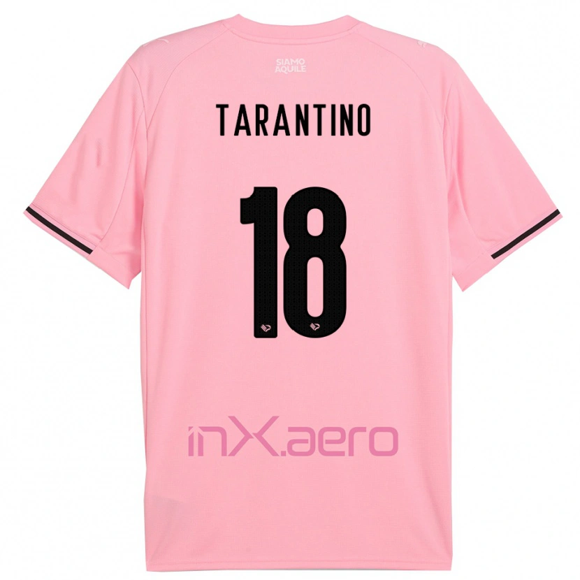 Danxen Women Antonino Tarantino #18 Pink Black Home Jersey 2025/26 T-Shirt