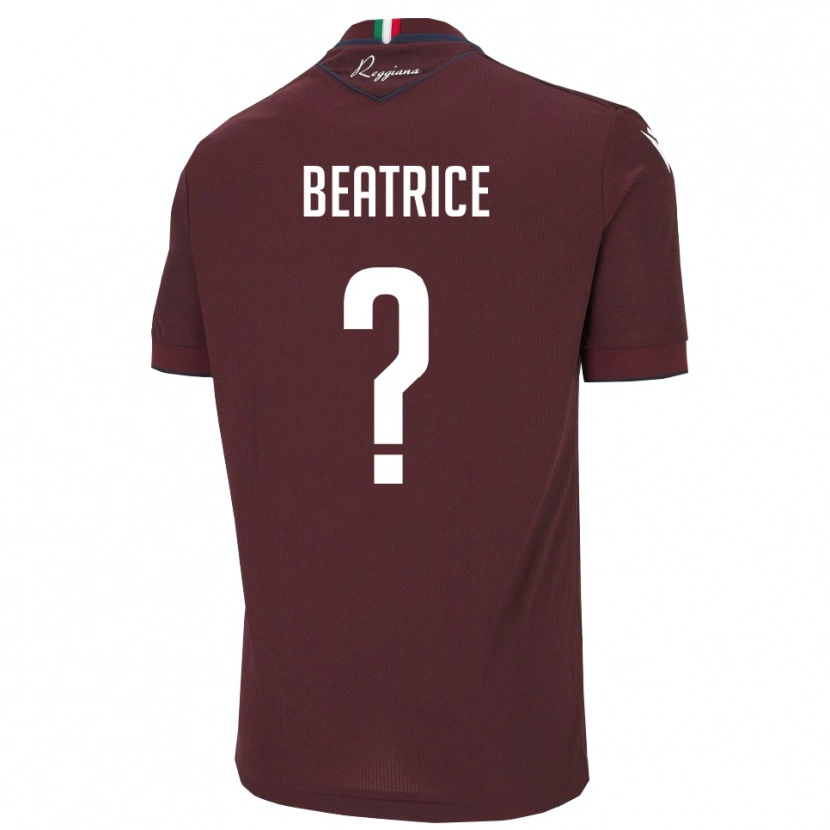 Danxen Women Parizzi Beatrice #0 Burgundy White Home Jersey 2025/26 T-Shirt