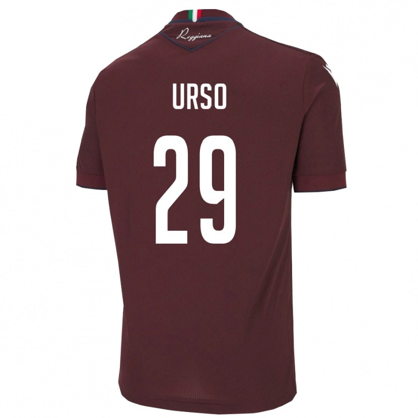 Danxen Women Oliver Urso #29 Burgundy White Home Jersey 2025/26 T-Shirt
