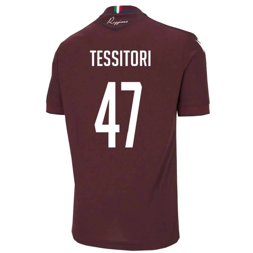 Danxen Women Matteo Tessitori #47 Burgundy White Home Jersey 2025/26 T-Shirt