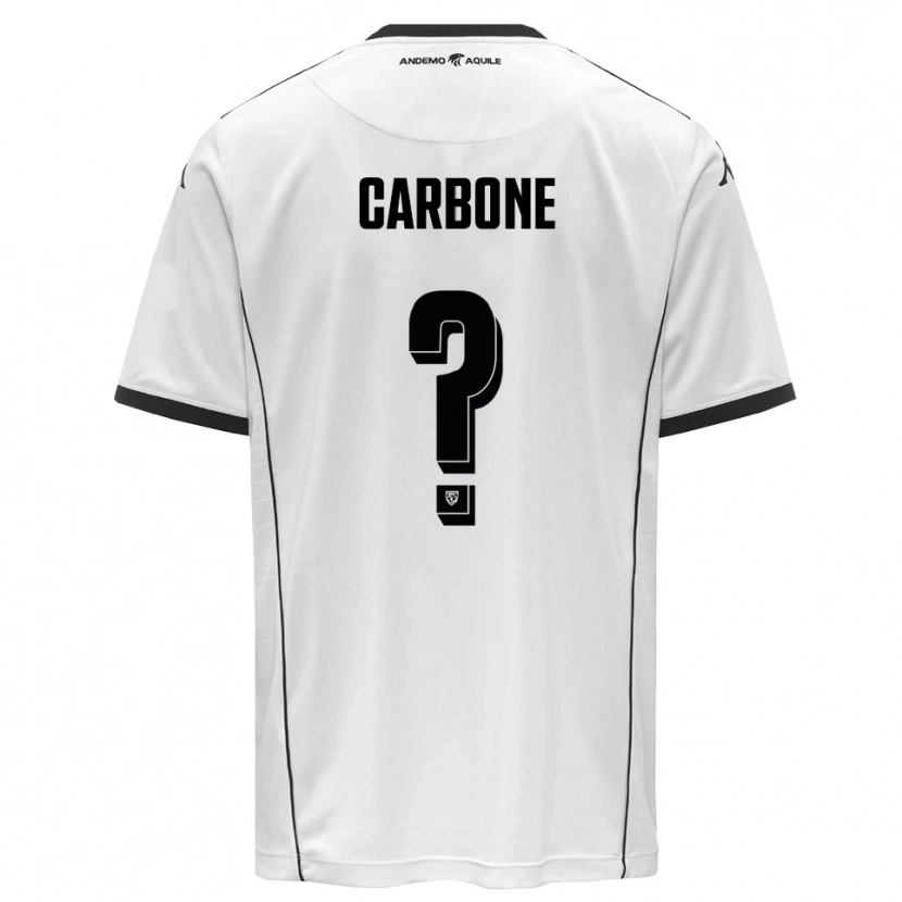 Danxen Women Christian Carbone #0 White Black Home Jersey 2025/26 T-Shirt