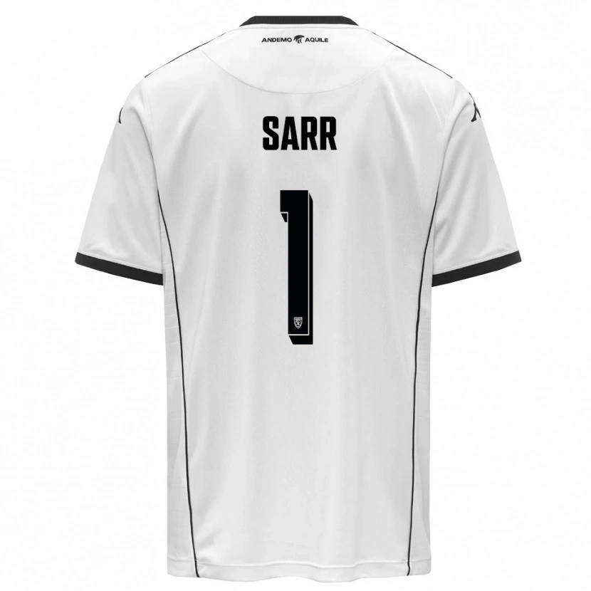 Danxen Women Mouhamadou Sarr #1 White Black Home Jersey 2025/26 T-Shirt