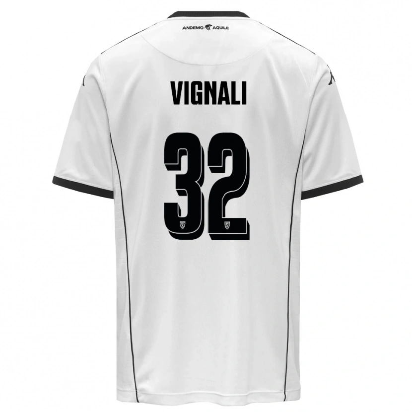 Danxen Women Luca Vignali #32 White Black Home Jersey 2025/26 T-Shirt