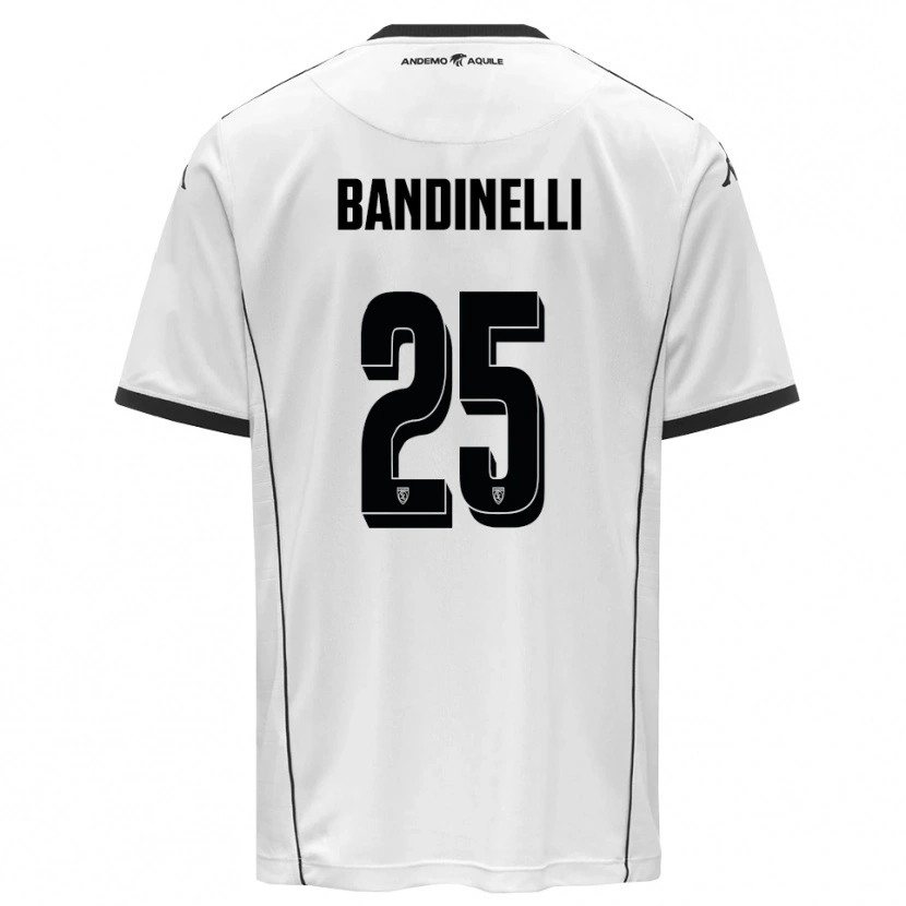 Danxen Women Filippo Bandinelli #25 White Black Home Jersey 2025/26 T-Shirt