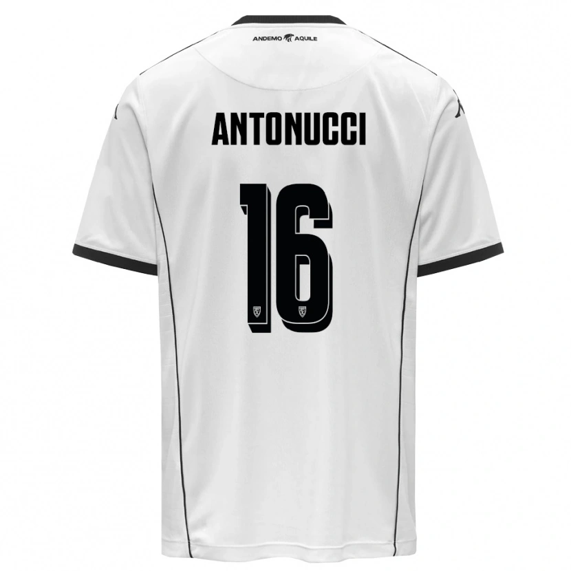 Danxen Women Mirko Antonucci #16 White Black Home Jersey 2025/26 T-Shirt