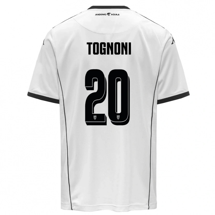 Danxen Women Thomas Tognoni #20 White Black Home Jersey 2025/26 T-Shirt