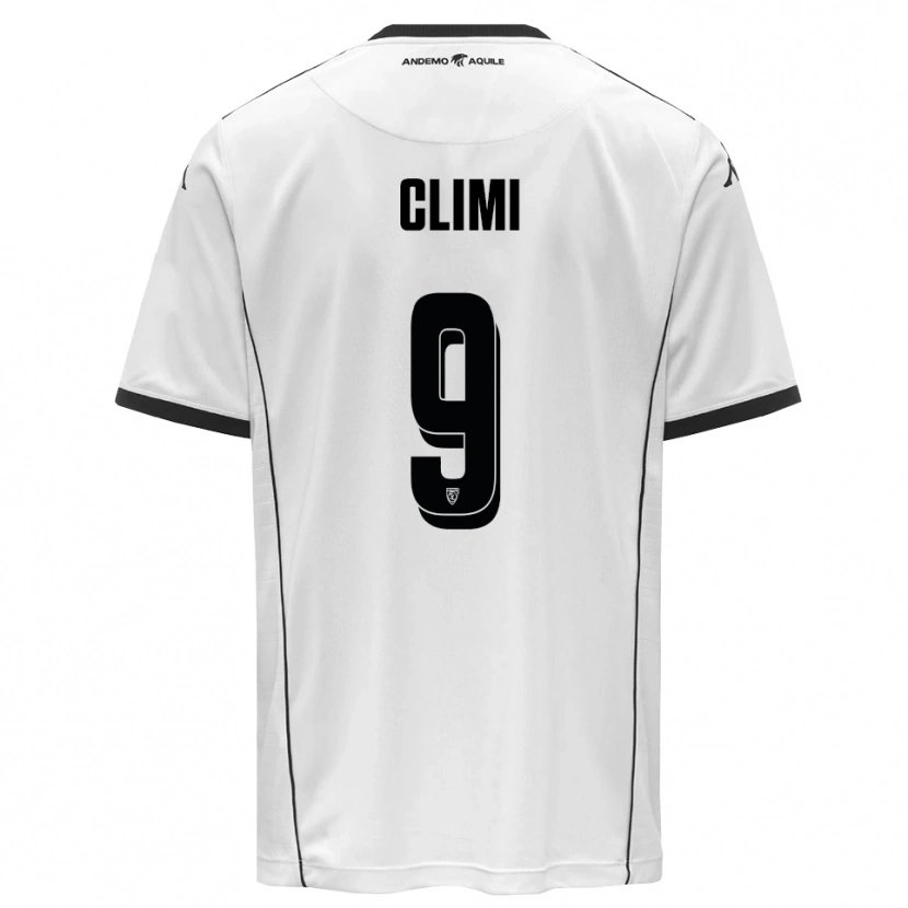 Danxen Women Francesco Climi #9 White Black Home Jersey 2025/26 T-Shirt