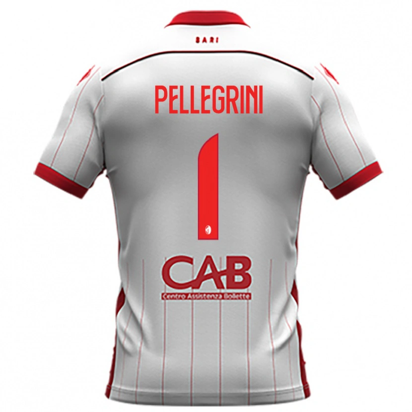 Danxen Women Luigi Pellegrini #1 White Red Home Jersey 2025/26 T-Shirt