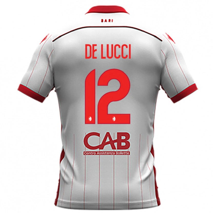 Danxen Women Paolo De Lucci #12 White Red Home Jersey 2025/26 T-Shirt