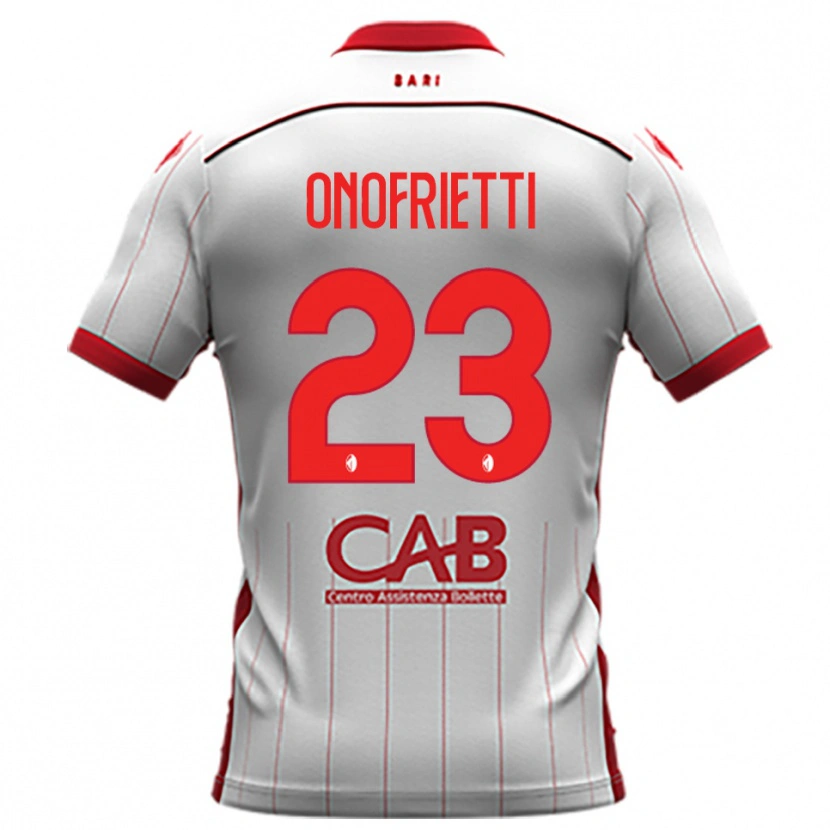 Danxen Women Vincenzo Onofrietti #23 White Red Home Jersey 2025/26 T-Shirt
