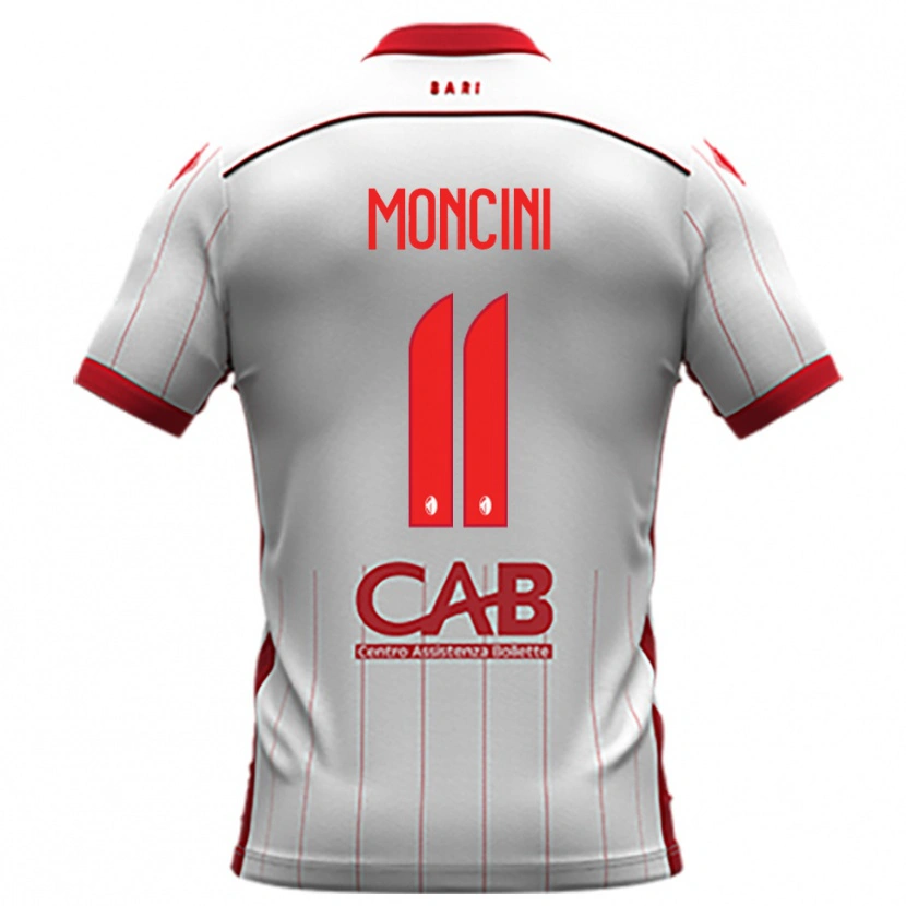 Danxen Women Gabriele Moncini #11 White Red Home Jersey 2025/26 T-Shirt