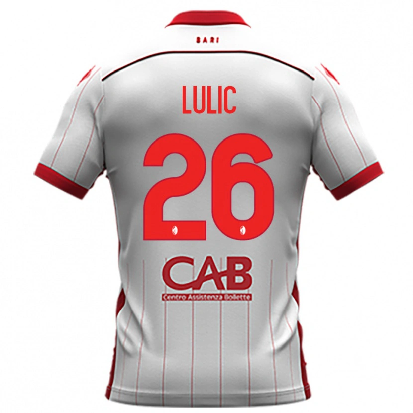 Danxen Women Karlo Lulic #26 White Red Home Jersey 2025/26 T-Shirt