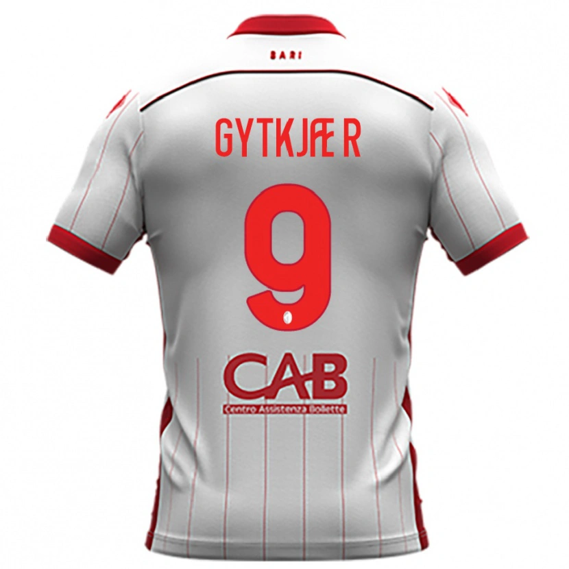 Danxen Women Christian Gytkjær #9 White Red Home Jersey 2025/26 T-Shirt