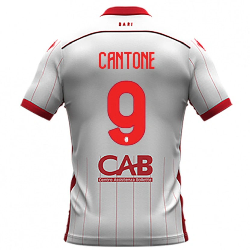 Danxen Women Thomas Cantone #9 White Red Home Jersey 2025/26 T-Shirt