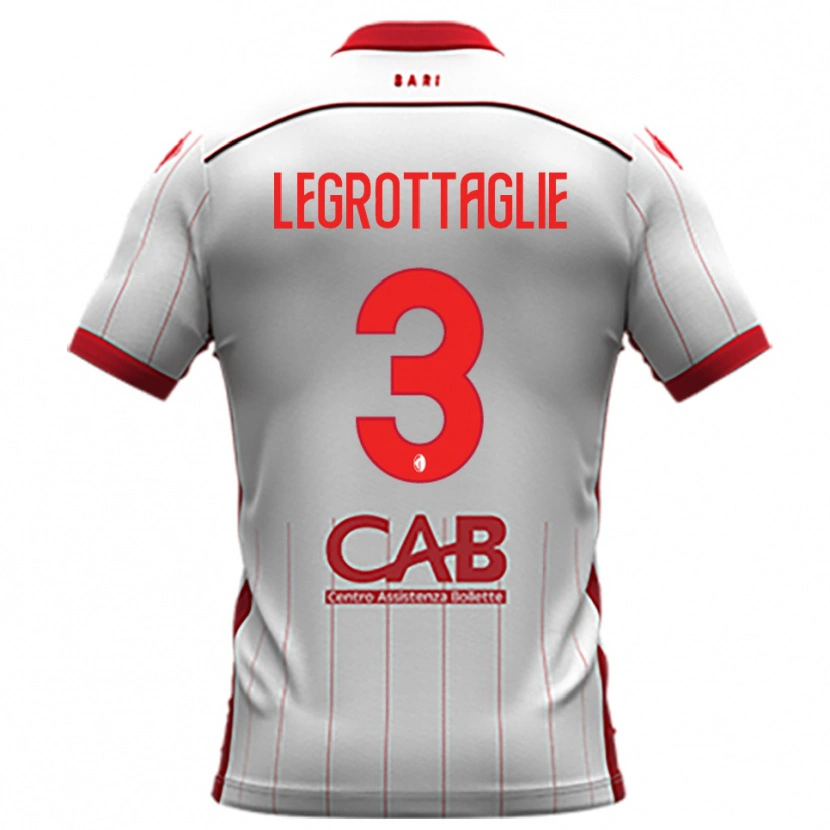 Danxen Women Umberto Legrottaglie #3 White Red Home Jersey 2025/26 T-Shirt