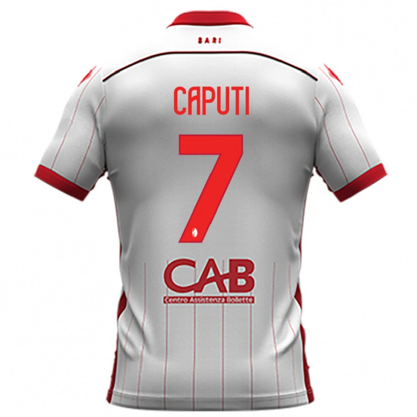 Danxen Women Christian Caputi #7 White Red Home Jersey 2025/26 T-Shirt