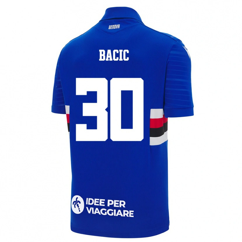 Danxen Women Mateo Bacic #30 Blue White Home Jersey 2025/26 T-Shirt