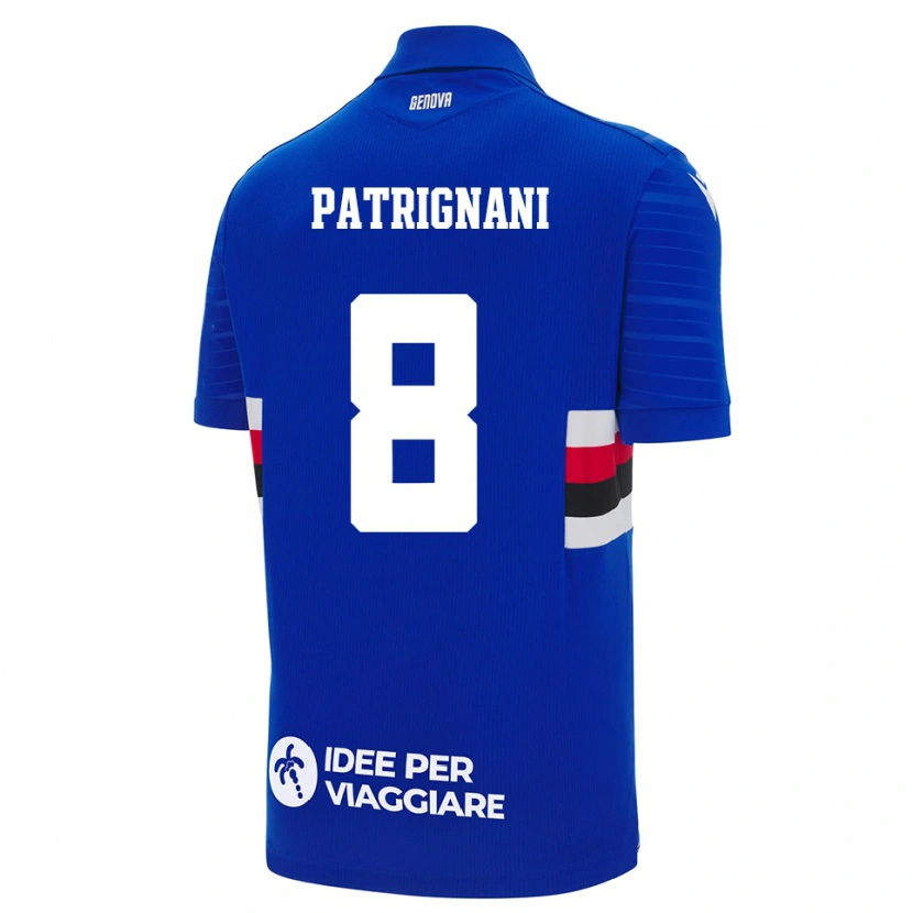 Danxen Women Giulio Patrignani #8 Blue White Home Jersey 2025/26 T-Shirt