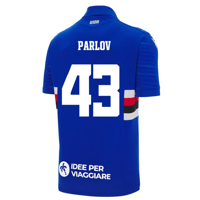 Danxen Women Benjamin Parlov #43 Blue White Home Jersey 2025/26 T-Shirt