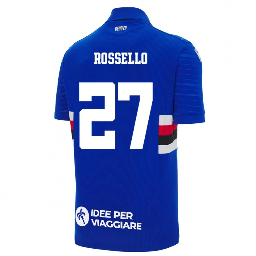 Danxen Women Simone Rossello #27 Blue White Home Jersey 2025/26 T-Shirt