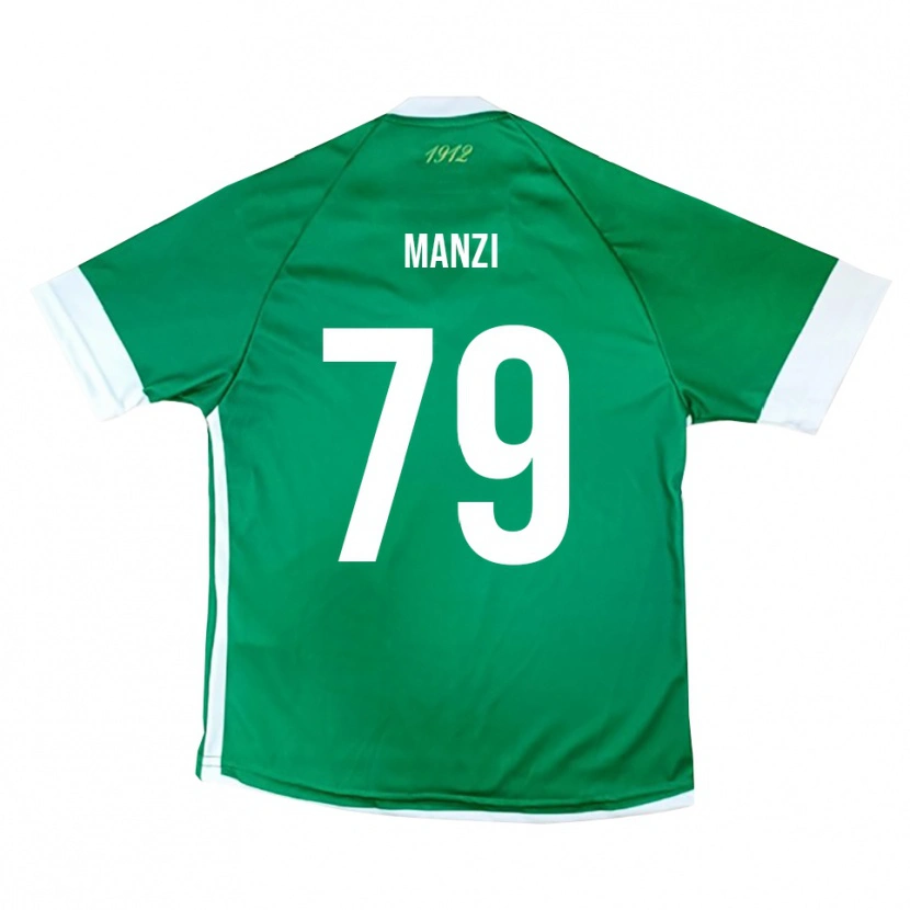 Danxen Women Claudio Manzi #79 Green White Home Jersey 2025/26 T-Shirt