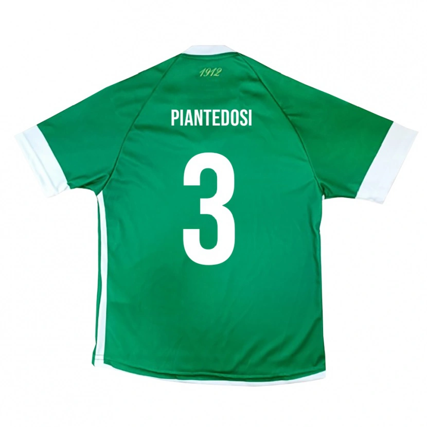 Danxen Women Alessio Piantedosi #3 Green White Home Jersey 2025/26 T-Shirt