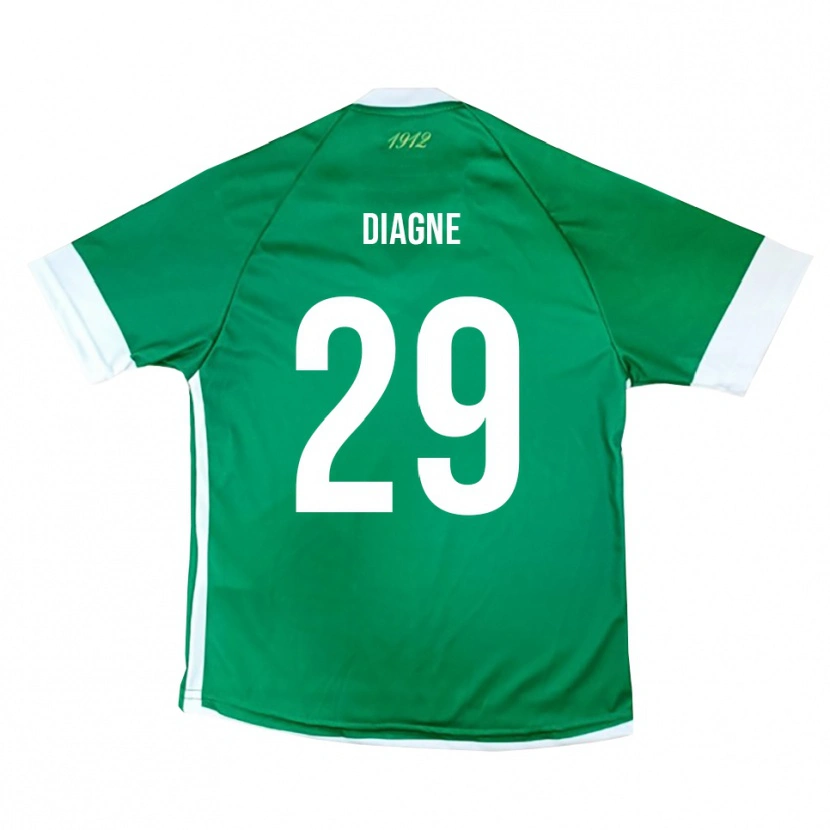 Danxen Women Mamadou Diagne #29 Green White Home Jersey 2025/26 T-Shirt
