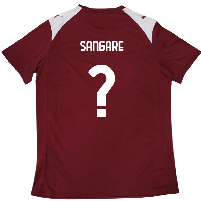 Danxen Women Karim Sangare #0 Burgundy White Home Jersey 2025/26 T-Shirt