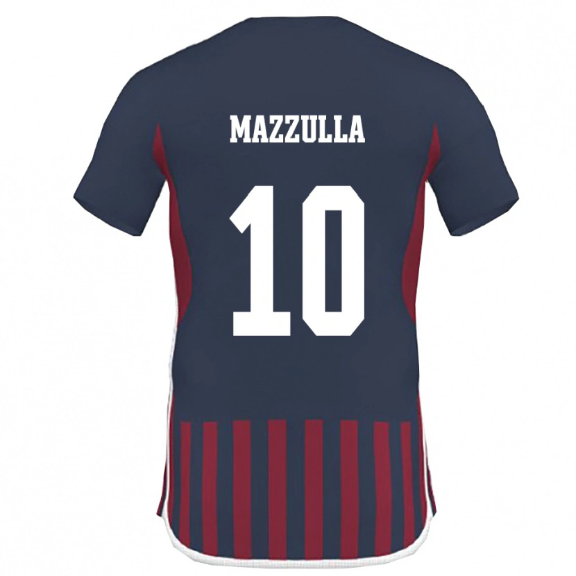 Danxen Women Adolfo Mazzulla #10 Navy Red Home Jersey 2025/26 T-Shirt