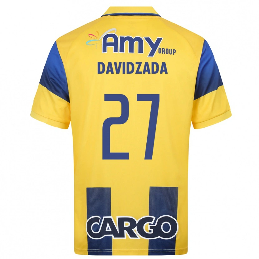 Danxen Women Ofir Davidzada #27 Yellow Navy Home Jersey 2025/26 T-Shirt