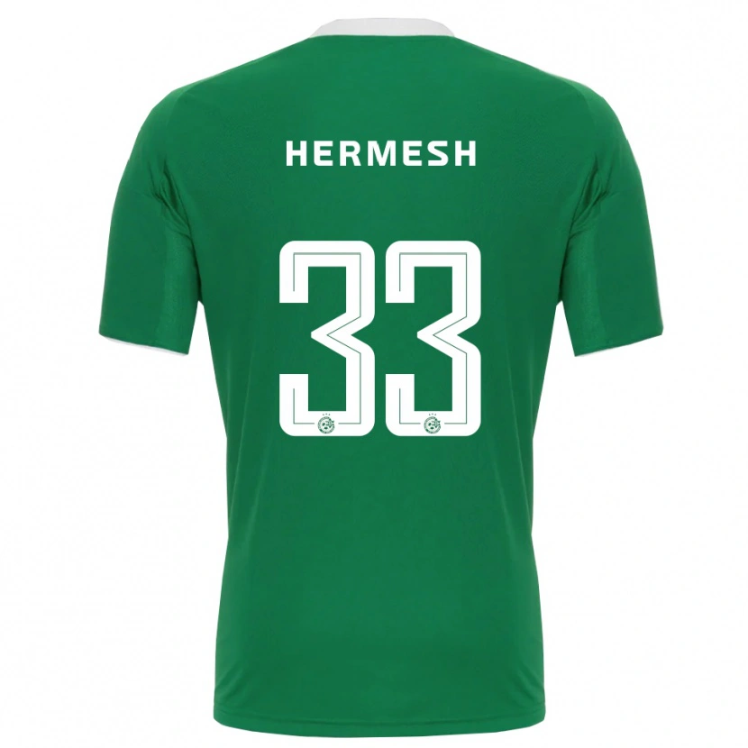 Danxen Women Liam Hermesh #33 Green White Home Jersey 2025/26 T-Shirt