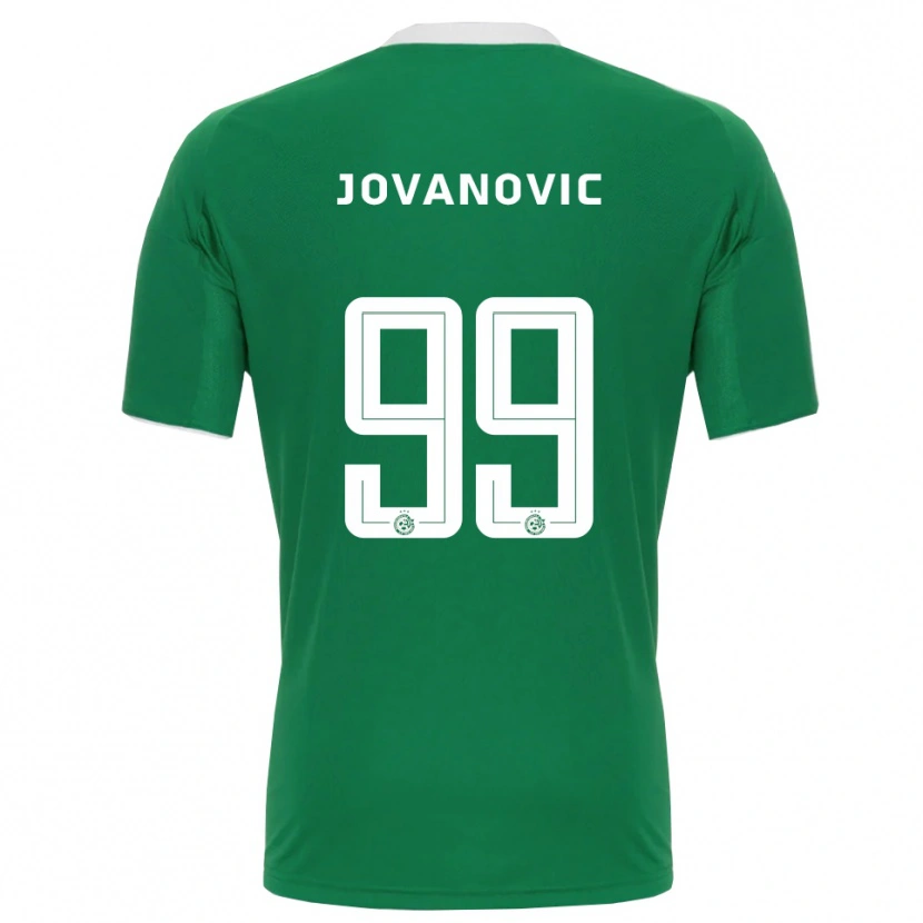 Danxen Women Djordje Jovanovic #99 Green White Home Jersey 2025/26 T-Shirt