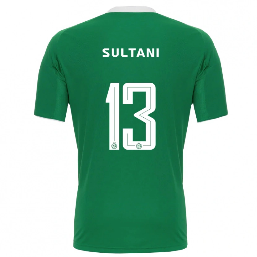 Danxen Women Tomás Sultani #13 Green White Home Jersey 2025/26 T-Shirt