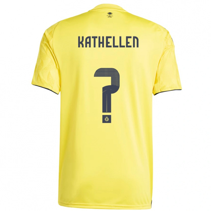 Danxen Women Kathellen #0 Yellow Black Home Jersey 2025/26 T-Shirt