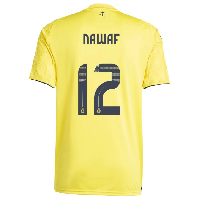 Danxen Women Nawaf Al-Boushal #12 Yellow Black Home Jersey 2025/26 T-Shirt