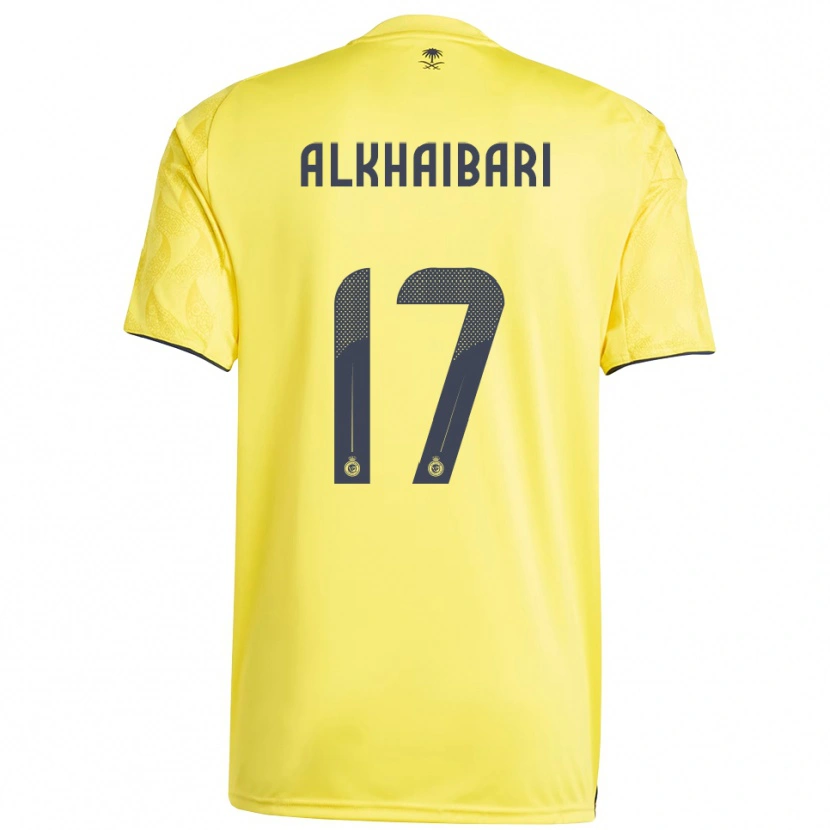 Danxen Women Abdullah Al-Khaibari #17 Yellow Black Home Jersey 2025/26 T-Shirt