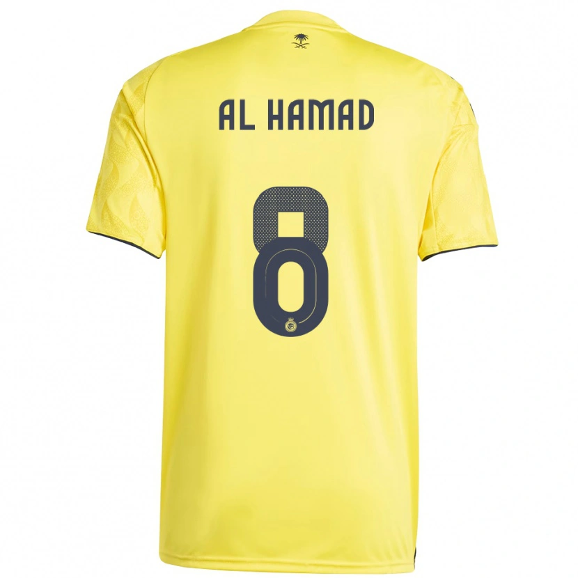 Danxen Women Sara Al-Hamad #8 Yellow Black Home Jersey 2025/26 T-Shirt