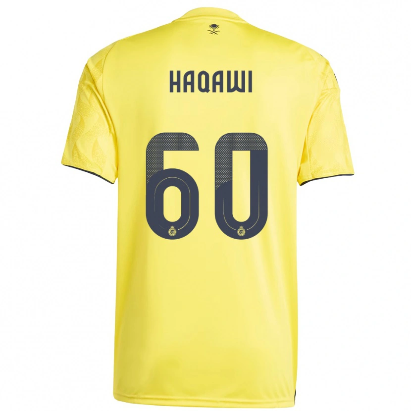Danxen Women Saad Haqawi #60 Yellow Black Home Jersey 2025/26 T-Shirt