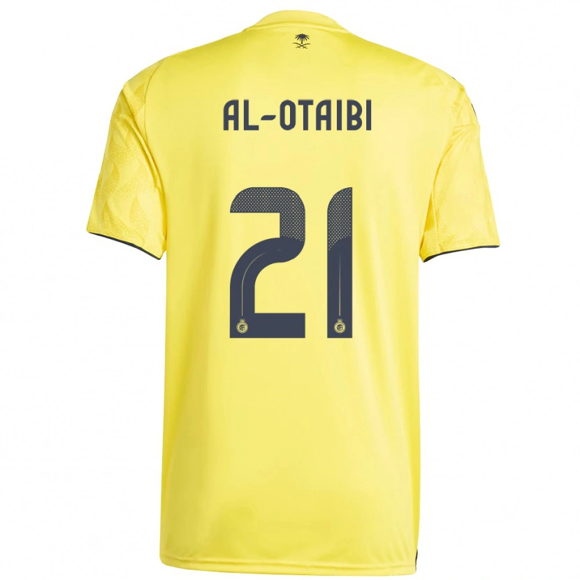 Danxen Women Abdulrahman Al-Otaibi #21 Yellow Black Home Jersey 2025/26 T-Shirt