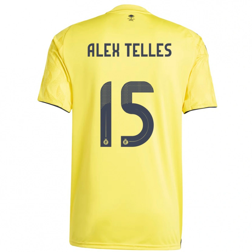 Danxen Women Alex Telles #15 Yellow Black Home Jersey 2025/26 T-Shirt