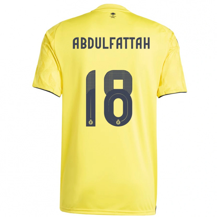 Danxen Women Abdulfattah Adam #18 Yellow Black Home Jersey 2025/26 T-Shirt