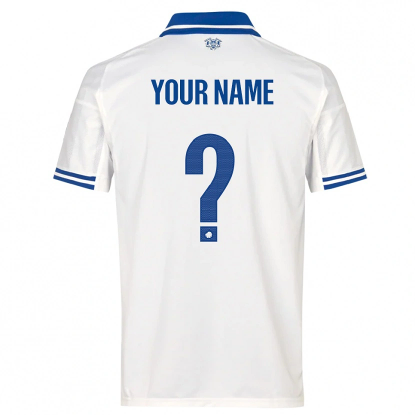 Danxen Women Your Name #0 White Blue Home Jersey 2025/26 T-Shirt