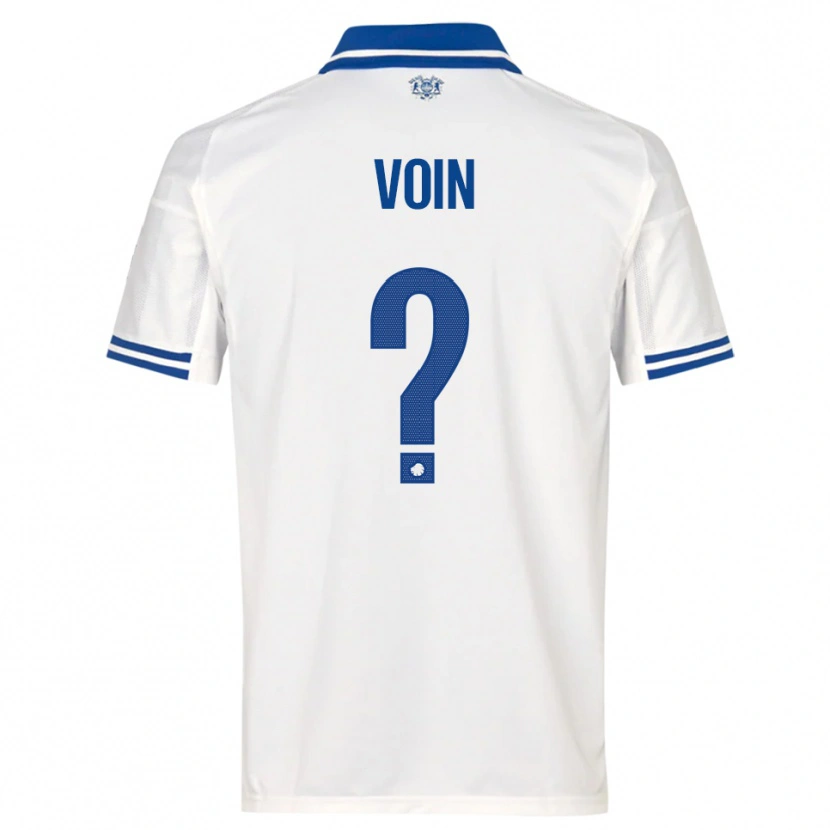 Danxen Women Simon Voin #0 White Blue Home Jersey 2025/26 T-Shirt
