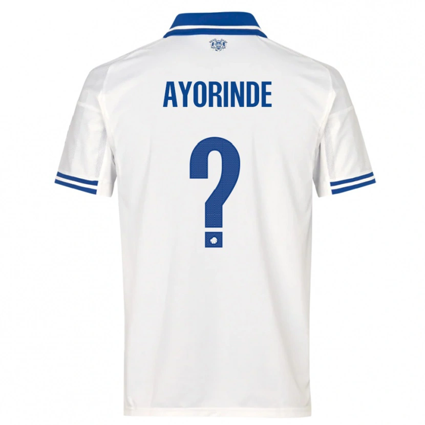 Danxen Women Noah Ayorinde #0 White Blue Home Jersey 2025/26 T-Shirt