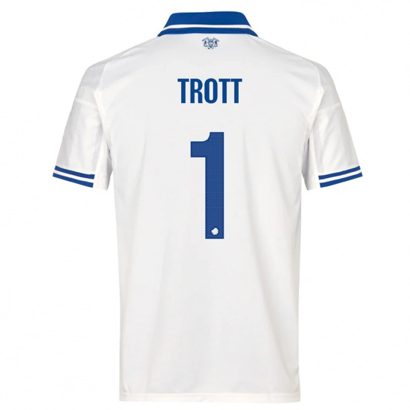 Danxen Women Nathan Trott #1 White Blue Home Jersey 2025/26 T-Shirt