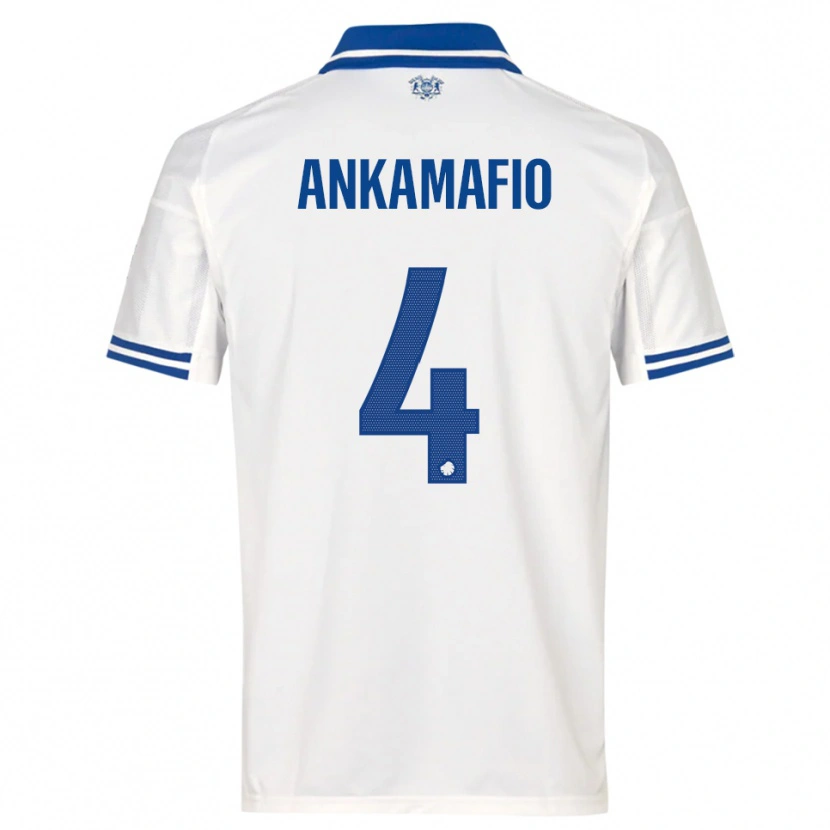 Danxen Women Graham Ankamafio #4 White Blue Home Jersey 2025/26 T-Shirt